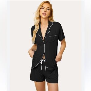 Ekouaer Soft Pajamas Shorts Set Sz XL